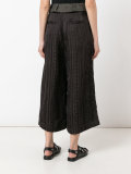 wide leg cropped pants