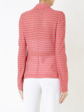 woven zigzag blazer