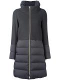 hooded zipped coat