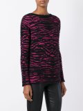 patterned knit sweater
