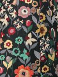 floral embroidered shift dress