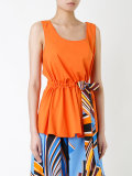 bow detail tank top