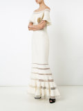 off-shoulders gown