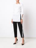 cutout detailing blouse