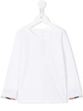 check cuff T-shirt