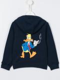 smoking duck print hoodie