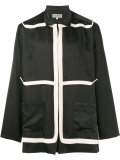taped long sleeve jacket