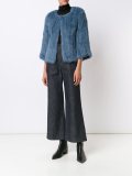 furry cropped jacket