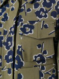 floral print fitted jacket