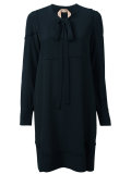 pussy bow shirt dress