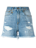 shredded slouch shorts