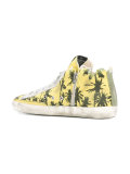 palm tree print hi-top sneakers
