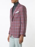 checked blazer