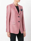 checked blazer 