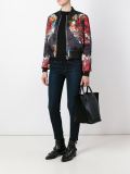 floral print bomber jacket