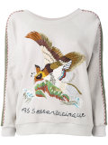 embroidered bird jumper 