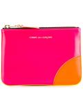 block colour zipped wallet
