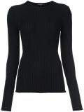 ribbed fine knit jumper