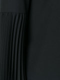 pleated sleeve blouse