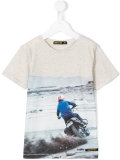 motorbike print T-shirt 