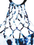 print halter swimsuit