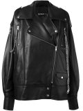 oversized leather jacket 