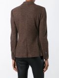 single breasted fitted jacket