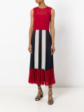 sheer pleated dress