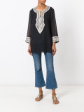sheer sleeves tunic