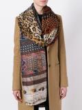 multi print scarf