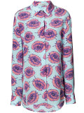 floral-print shirt
