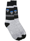 strawberry skull socks 