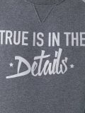 quote print sweatshirt