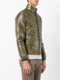 metallic quilted jacket