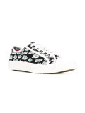 printed lace up trainers 