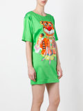 bejewelled tiger T-shirt dress