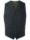 buttoned waistcoat