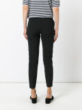 cropped tapered trousers