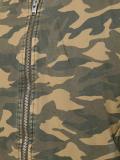 camouflage print bomber jacket