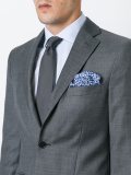 几何印花口袋方巾