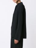 tied neckline blouse