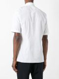 line print slim shirt