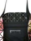 metallic geometric shopping bag
