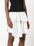 layered mini skirt