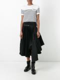 striped cupro insert T-shirt