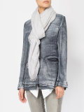 sequin fringed scarf