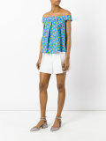 frog print blouse 