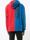 Auction House colour block hoodie