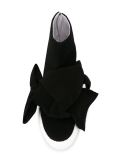 oversized bow boots