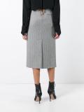 herringbone straight skirt